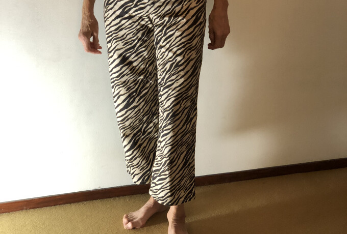 3/4 Broek met tijgerprint ☀️