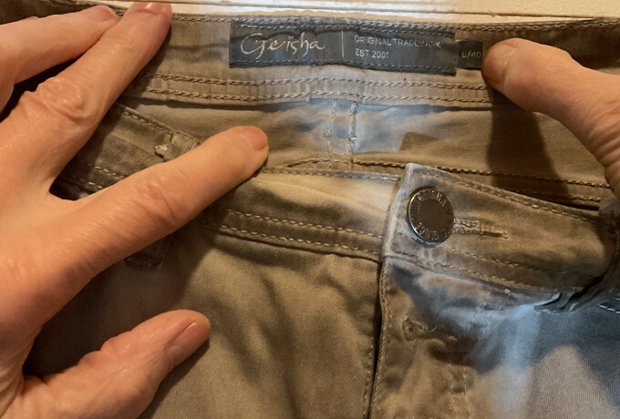 Grijze broek van Geisha photo 2 
