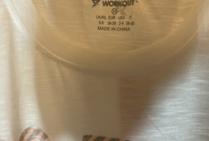 Wit sport hemdje van H&M maat 34-36 photo 1 