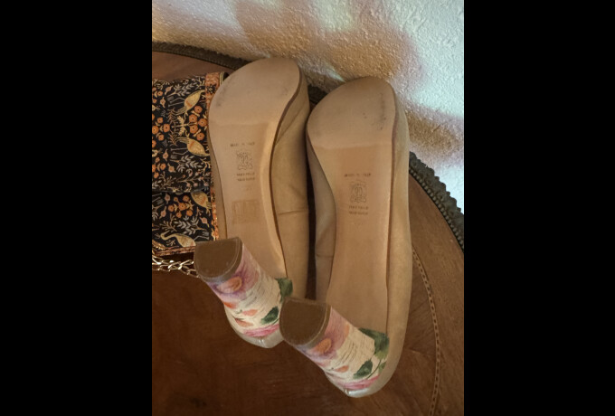 Modieuze Pumps met mooie print om de hak, mt 43,5! photo 2 