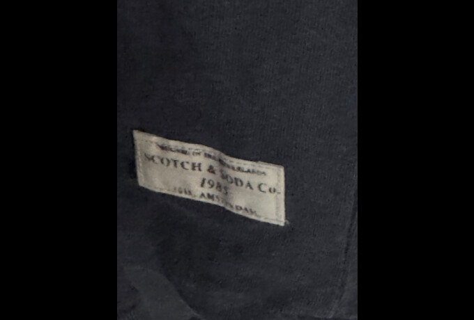 Donkerblauw T-shirt Caliente van Scotch & Soda photo 2 
