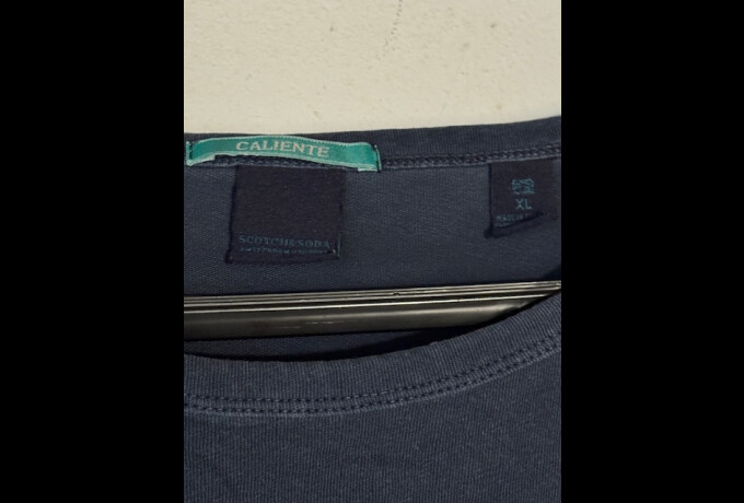 Donkerblauw T-shirt Caliente van Scotch & Soda photo 3 