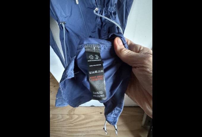 Polyester jas, ongevoerd photo 3 